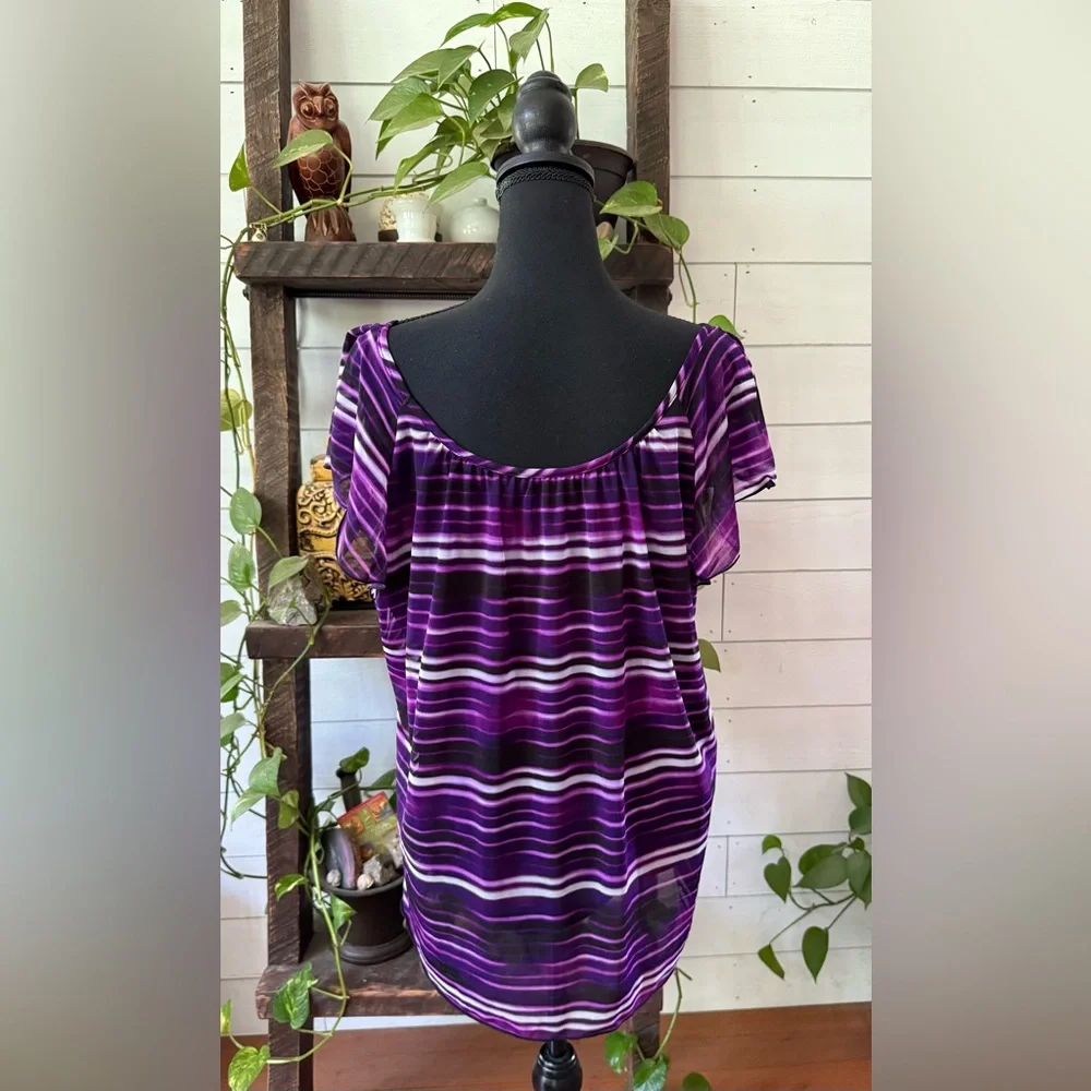 Worthington brushed purple